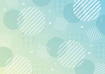 幾何学　水色　グラデーション　背景