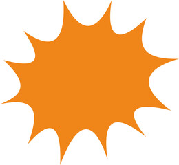 orange explosion icon