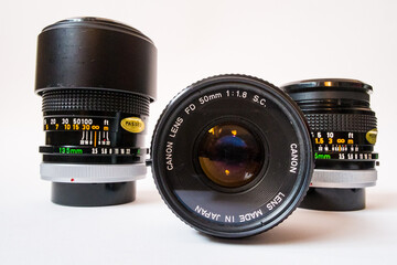 Vintage Canon Lens set