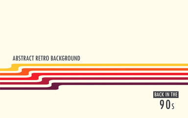 Abstract retro background back in the 90s