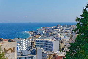 Obraz premium view from the top of the city