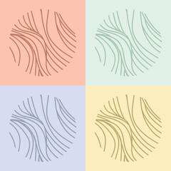 Fototapeta na wymiar simple hair vector icon illustration