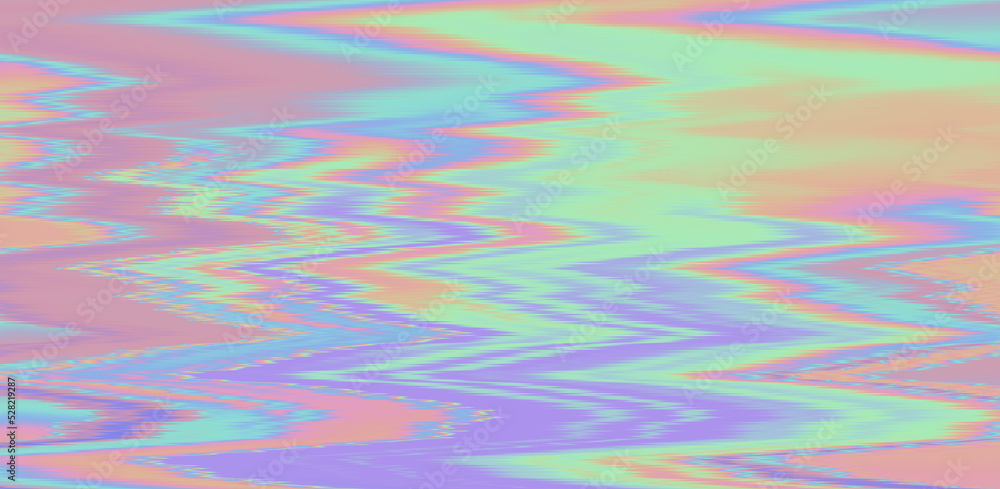 Aufkleber Glitched and distorted background with pixel sorting effect.