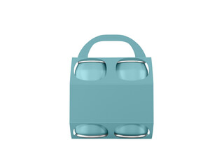 Transparent Soft Drinks Can Packaging Image