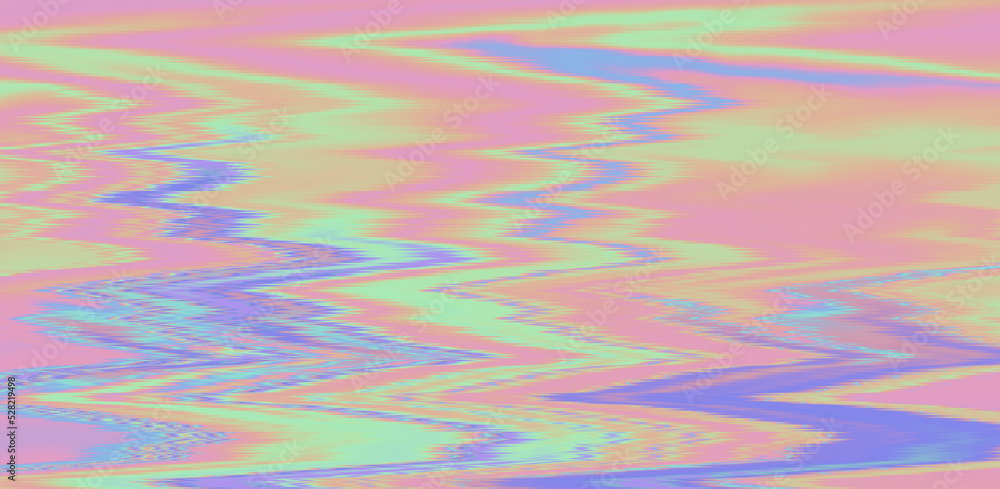 Aufkleber Glitched and distorted background with pixel sorting effect.