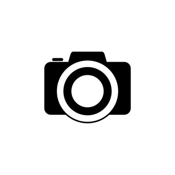 Photo Camera icon sign isolated on white background