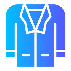 wedding suit gradient icon