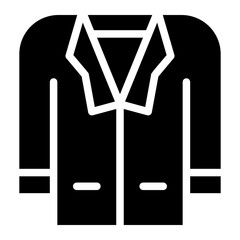 wedding suit glyph icon