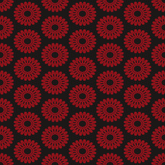 Ornament pattern design template with decorative motif.  background in flat style. repeat and seamless vector for wallpapers  wrapping paper  packaging  printing business  textile  fabric