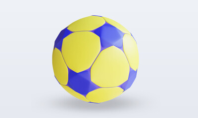 3d Sport Ball Korfball rendering front view