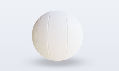 3d Sport Ball Netball rendering front view