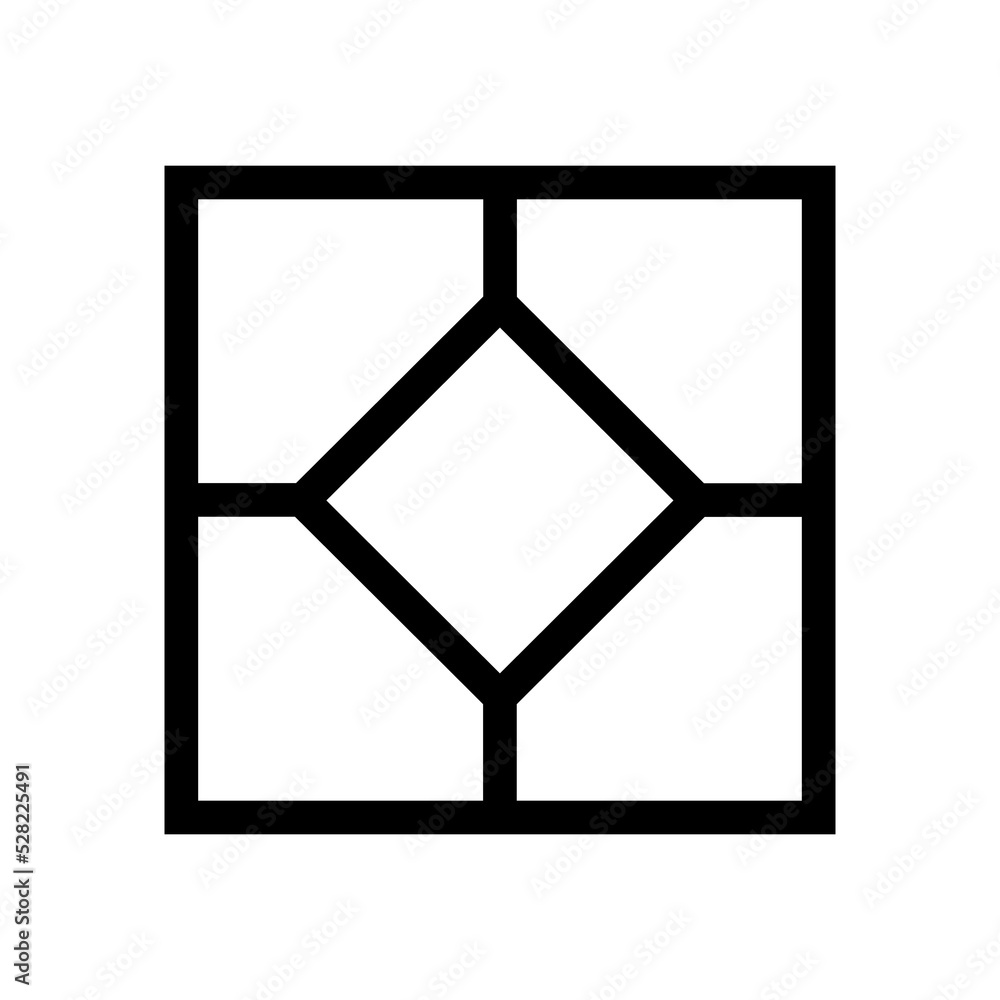 Poster abstract futuristic shape icons for ui ux website or design element. creative geometric design eleme