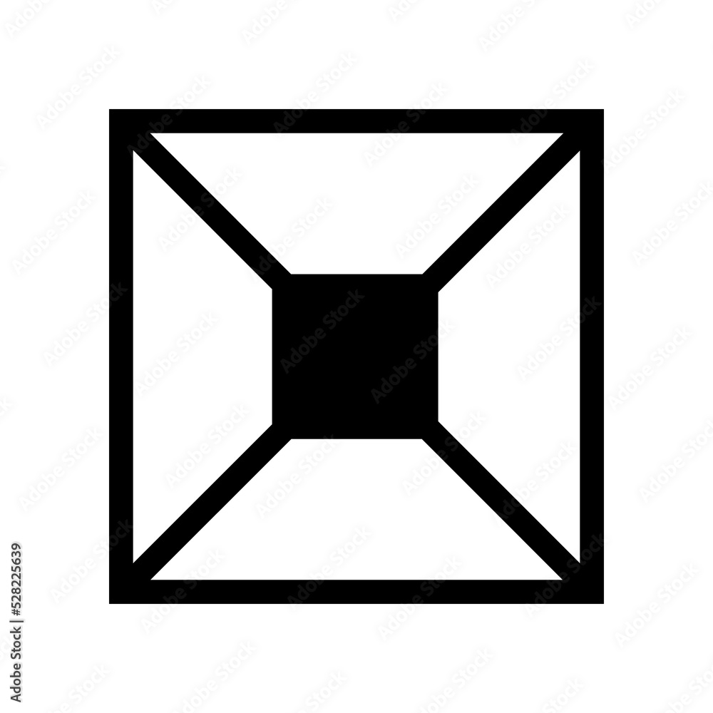 Poster abstract futuristic shape icons for ui ux website or design element. creative geometric design eleme