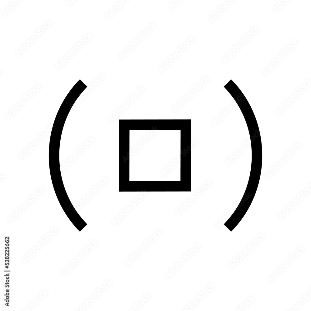 Poster abstract futuristic shape icons for ui ux website or design element. creative geometric design eleme
