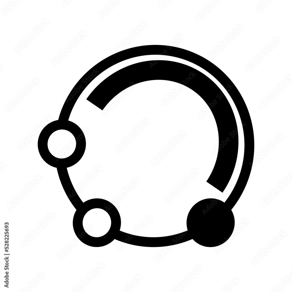Poster abstract futuristic shape icons for ui ux website or design element. creative geometric design eleme