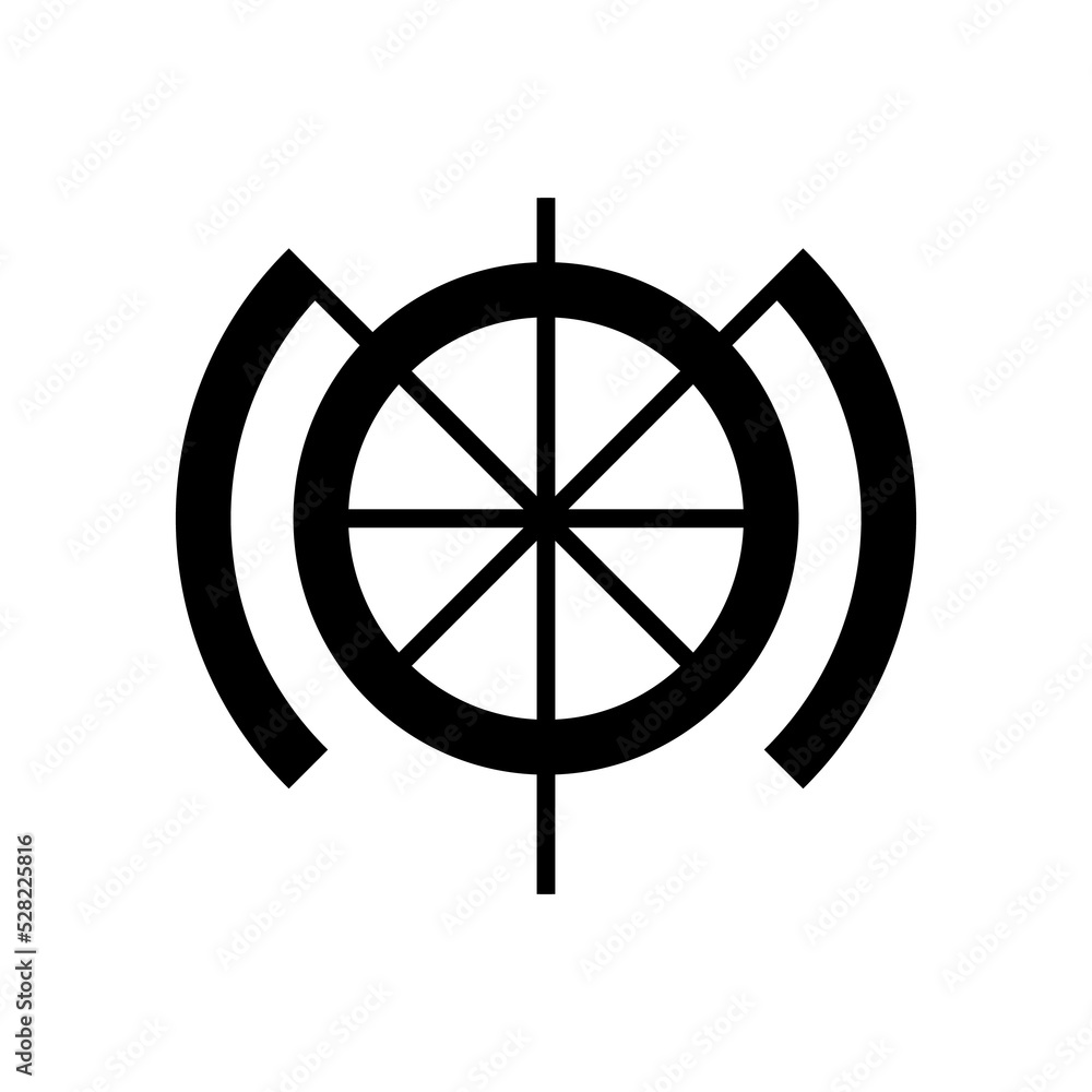 Poster abstract futuristic shape icons for ui ux website or design element. creative geometric design eleme