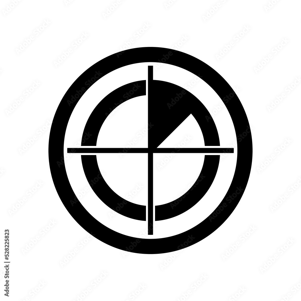Poster abstract futuristic shape icons for ui ux website or design element. creative geometric design eleme