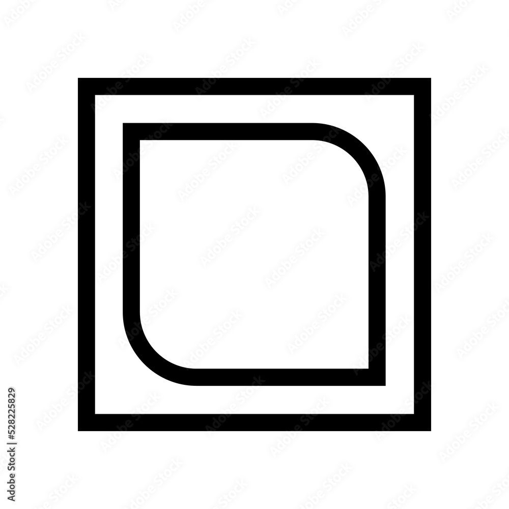 Poster abstract futuristic shape icons for ui ux website or design element. creative geometric design eleme