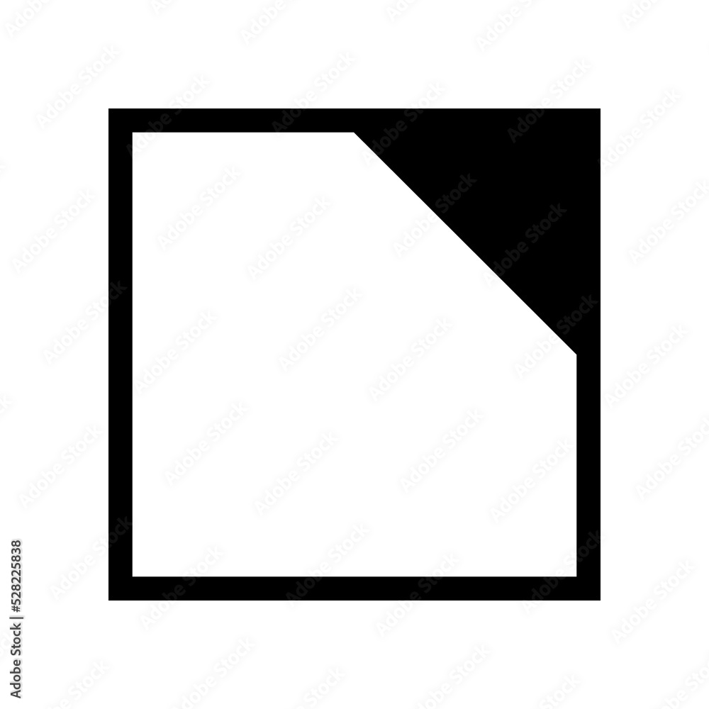 Poster abstract futuristic shape icons for ui ux website or design element. creative geometric design eleme