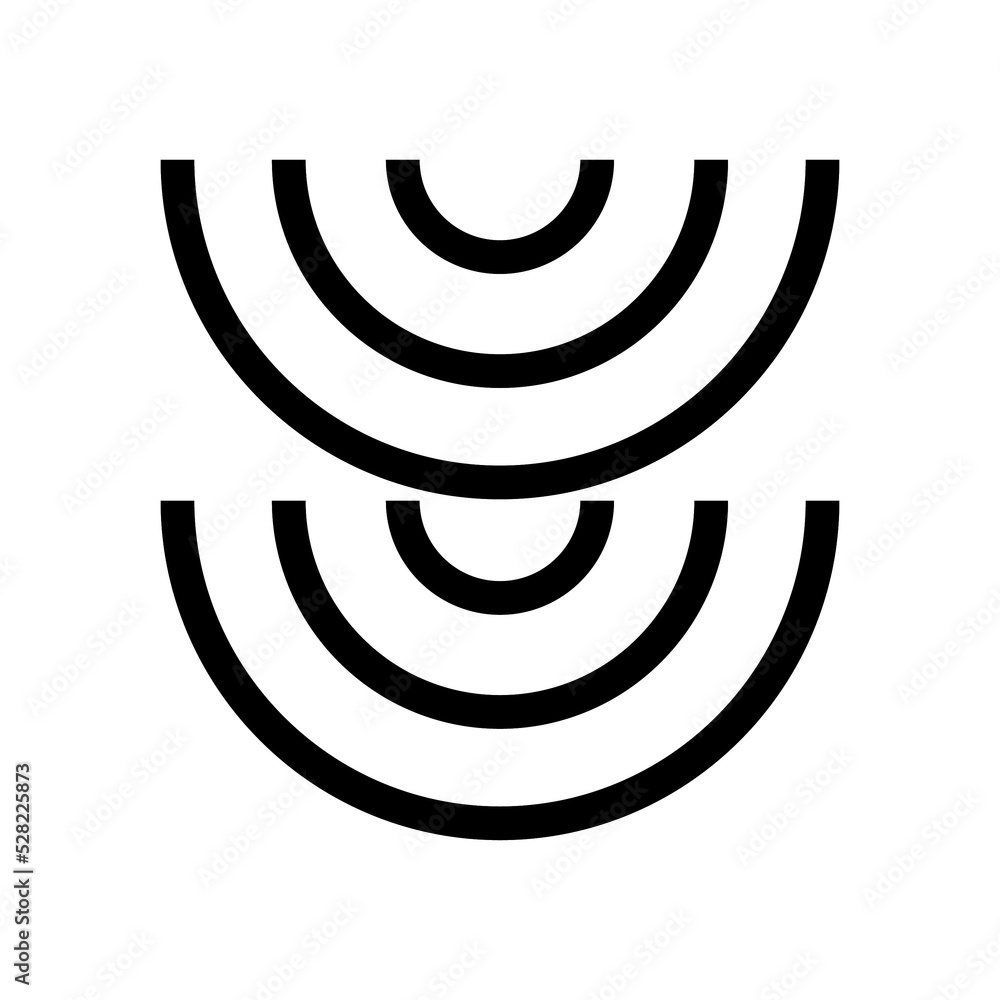 Poster abstract futuristic shape icons for ui ux website or design element. creative geometric design eleme