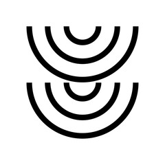 abstract futuristic shape icons for ui ux website or design element. creative geometric design element illustration for trendy technology design	