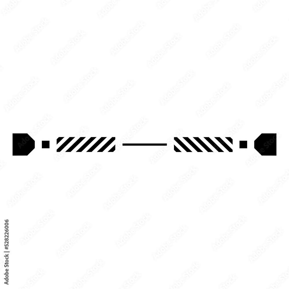 Poster detail bars vector illustration for web interface design. hud gaming element in a simple style. a co