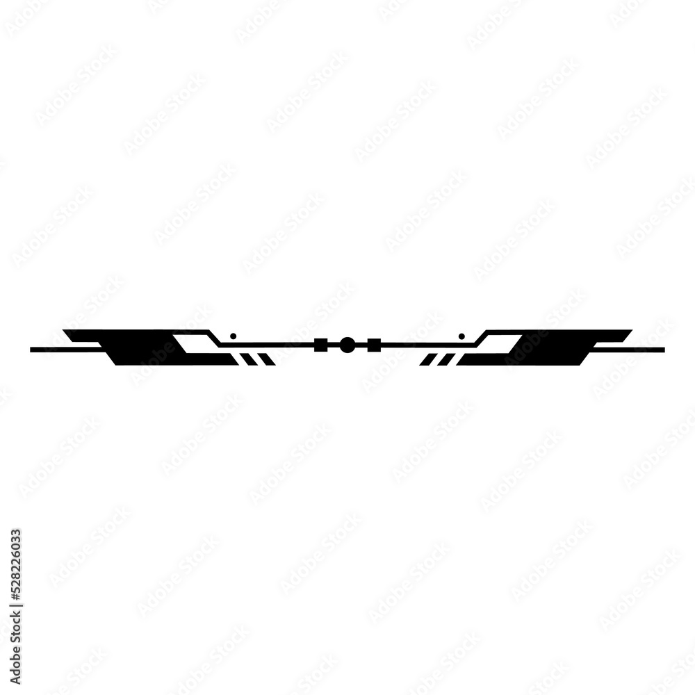 Poster detail bars vector illustration for web interface design. hud gaming element in a simple style. a co