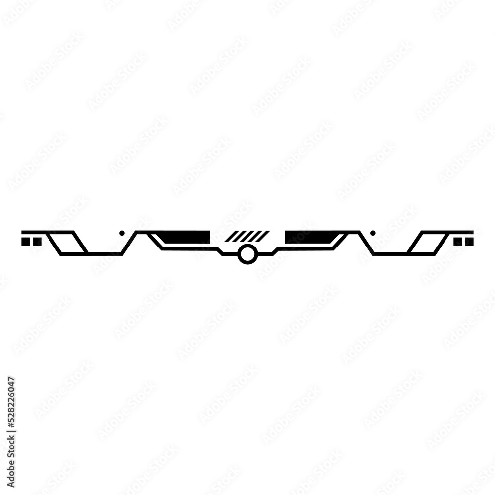 Poster detail bars vector illustration for web interface design. hud gaming element in a simple style. a co