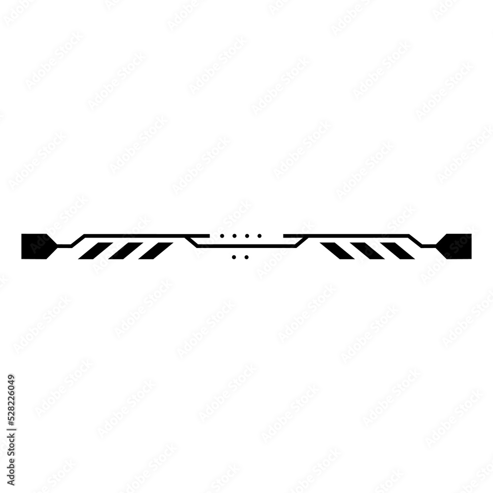 Poster detail bars vector illustration for web interface design. hud gaming element in a simple style. a co