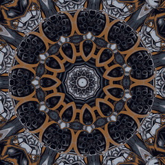 Festival art seamless pattern mandala ethnic illustration