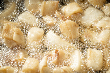 Chinese food local snack lard residue