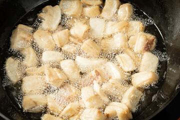 Chinese food local snack lard residue