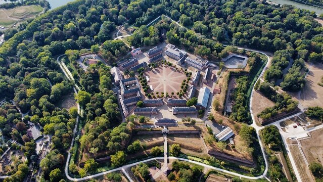 drone photo citadelle Lille France