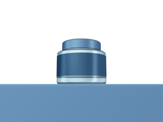 Transparent Cosmetic Cream Jar Image