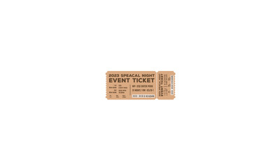 Stand Up Comedy Show Entry Ticket. Modern elegant design template of Event Ticket.