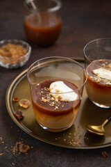 Butterscotch Budino dessert