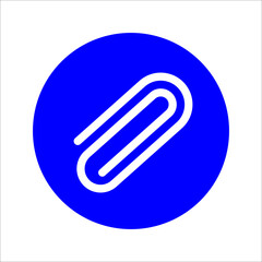 Paperclip set icon symbol simple design
