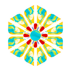 Beautiful Mandala Ornament - Mandala Colorful
