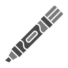Marker Greyscale Glyph Icon