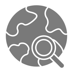 Search Greyscale Glyph Icon