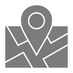Pointer Greyscale Glyph Icon