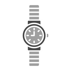 Wristwatch Greyscale Glyph Icon