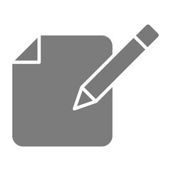 Edit Greyscale Glyph Icon