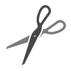 Scissor Greyscale Glyph Icon