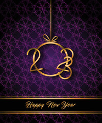 2023 Happy New Year background for your seasonal invitations, festive posters, greetings cards.