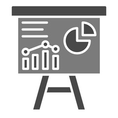 Presentation Greyscale Glyph Icon