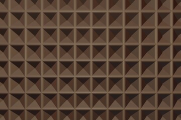 Brown color square pattern texture, ornament background wallpaper for desktop and web site