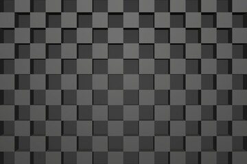 Black and gray color square pattern texture, ornament background wallpaper for desktop and web site
