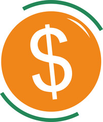 dollar icon in circle