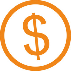 dollar icon in circle